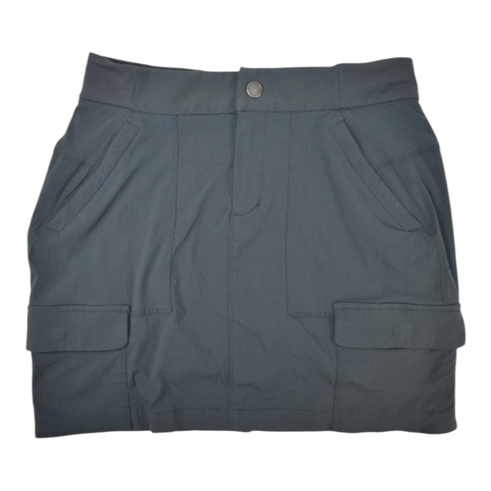 ATHLETA Trekkie Stretch Ripstop Athletic Skort Gray Women's‎ size 8